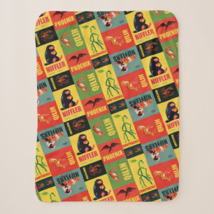 Couverture Sherpa Fantastic Beasts Motif Vintage