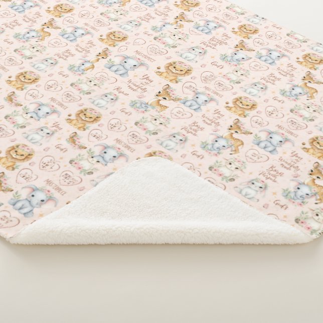 Couverture Sherpa Fearfully & Wonderfully Made: Christian Baby Girl (3/4)