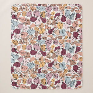 Couverture Sherpa féministe de fu rose