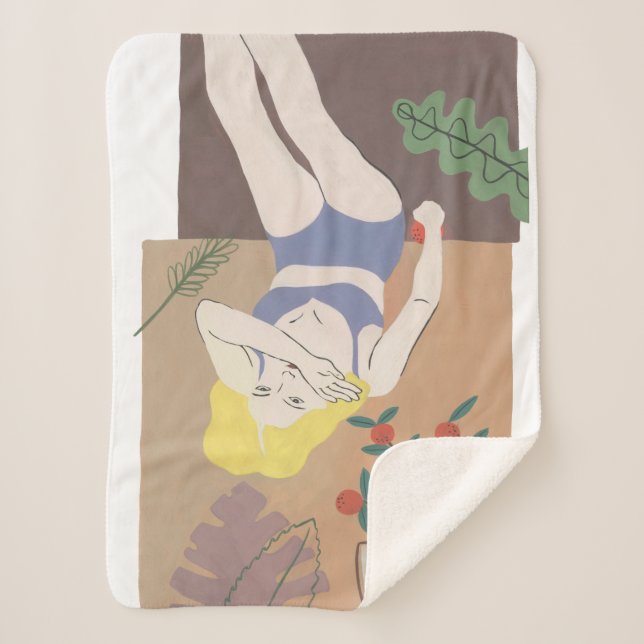 Couverture Sherpa Femme qui ment (Devant)