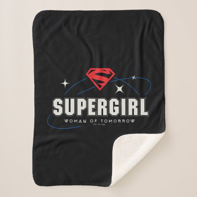 Couverture Sherpa Femme super fille de demain (Devant)
