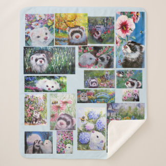 Couverture Sherpa Ferret Sherpa Blanket