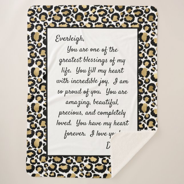 Couverture Sherpa Fier de toi (Devant)