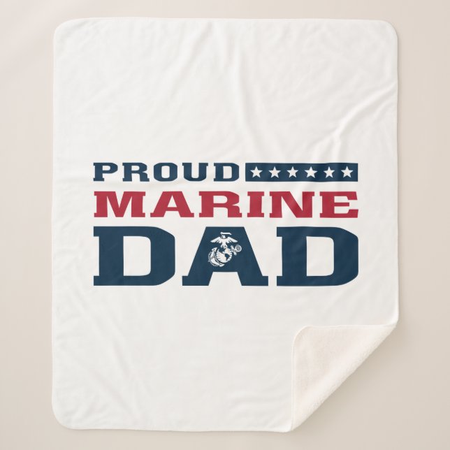 Couverture Sherpa Fier Marine Papa - Couleur (Devant)
