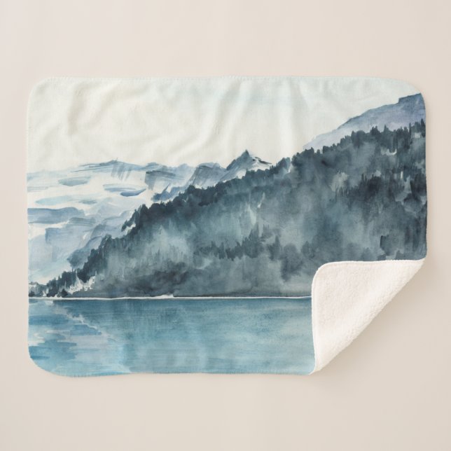 Couverture Sherpa Fjords d'hiver (Devant (Horizontal))