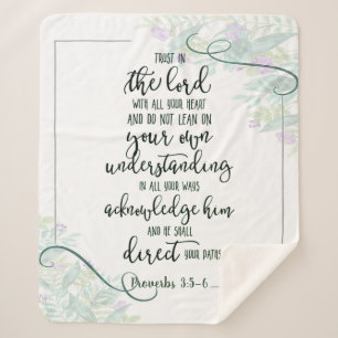 Couverture Sherpa Fleur de confiance dans le Seigneur