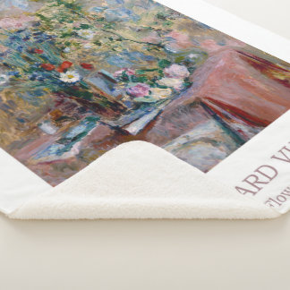 Couverture Sherpa Fleurs 1906 par Edouard Vuillard