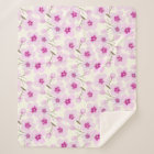 Fleurs De Cerisier Aquarelle Et Crème