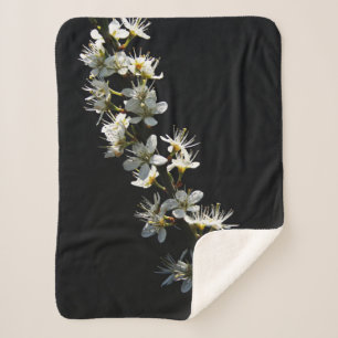 Couverture Sherpa Fleurs d'épines sbcnm