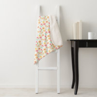 Fleurs jaunes assez roses d'aquarelle