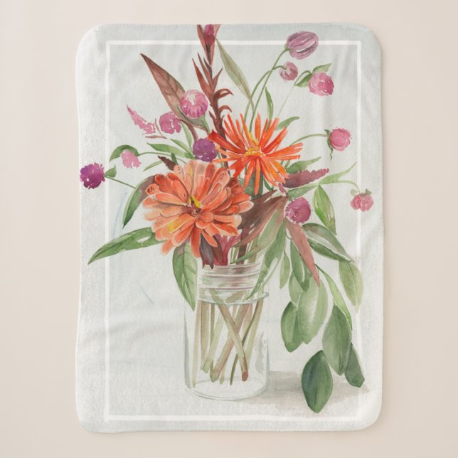 Couverture Sherpa Fleurs sauvages d'été (Devant)