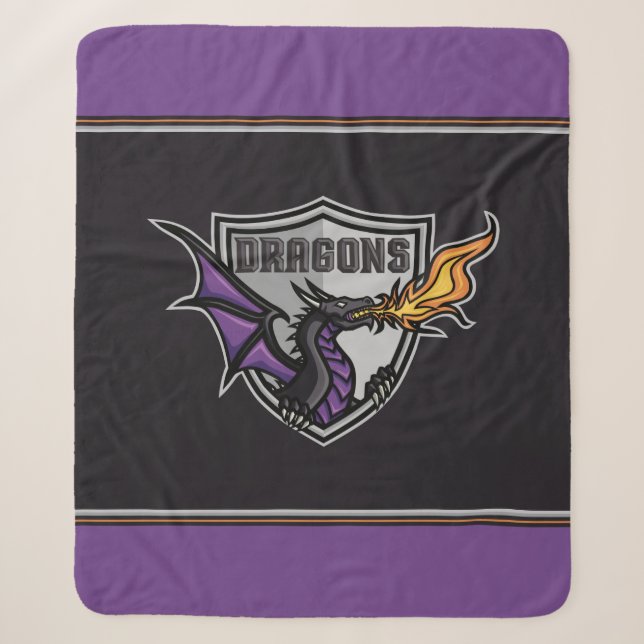 Couverture Sherpa Flotte de hockey sur glace Duluth Dragons et Sherp (Devant)