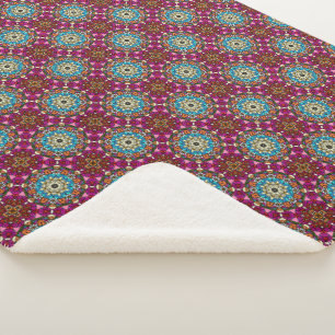 Couverture Sherpa Flower Power V Garden Groovy