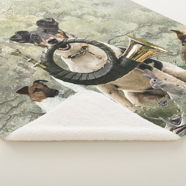 Couverture Sherpa Fluide Fox Terrier (3/4)