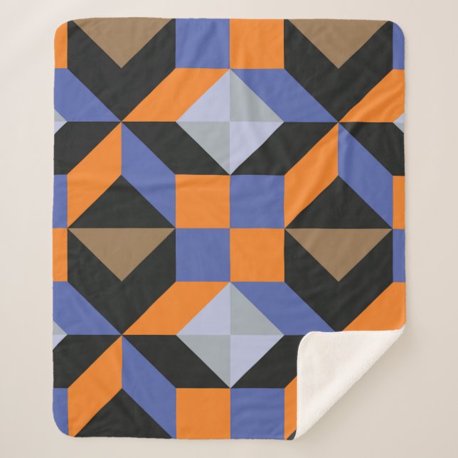 Couverture Sherpa Fond d'écran de conception créative Abstrait (Devant)