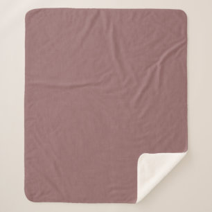 Couverture Sherpa Fond texturé rose calme & simple