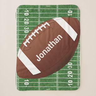 Couverture Sherpa Football sur le terrain de football Design Sherpa