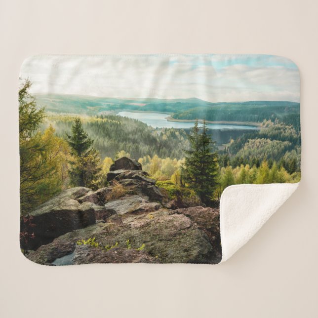 Couverture Sherpa Forêt | Ore Mountains Allemagne (Devant (Horizontal))