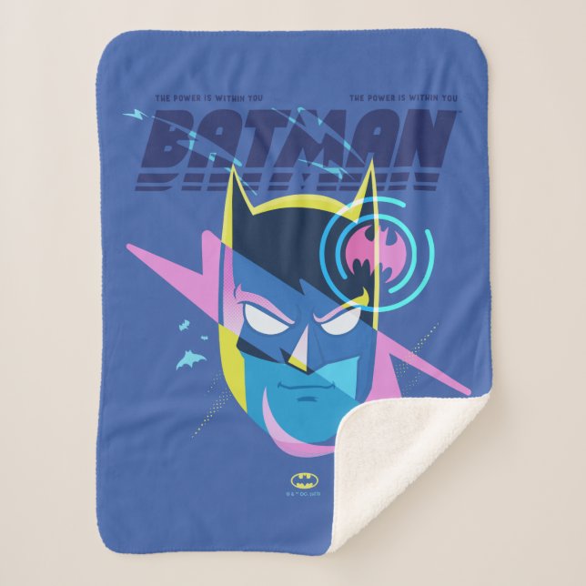 Couverture Sherpa Forever Batman Light Up Head Graphic (Devant)