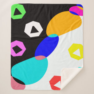Couverture Sherpa Formes colorées