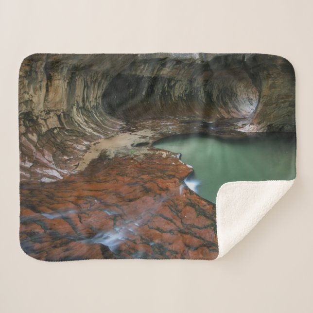 Couverture Sherpa Fourche gauche | Parc national de Zion, Utah (Devant (Horizontal))