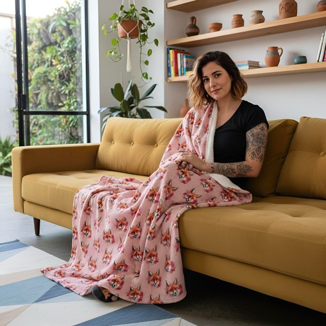 Couverture Sherpa Fox Sherpa Blanket (Créateur téléchargé)