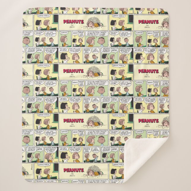 Couverture Sherpa Franklin, Pepperment Patty & Marcie | Classe mathé (Devant)