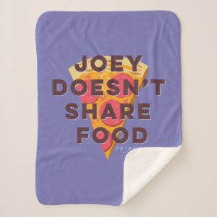 Couverture Sherpa FRIENDS™   Joey ne partage pas de nourriture - Piz