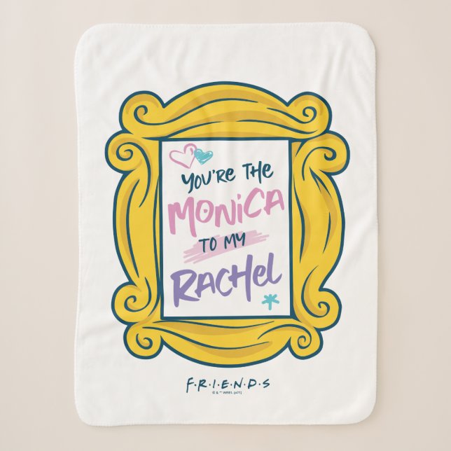 Couverture Sherpa FRIENDS™ Peephole | Vous êtes la Monica à ma Rache (Devant)