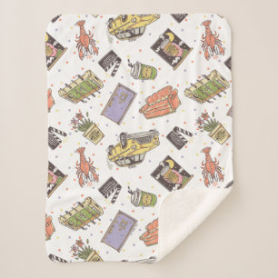 Couverture Sherpa FRIENDS™   Polka Dot Icon Pattern