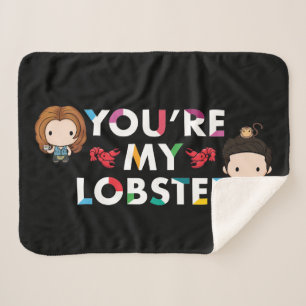 Couverture Sherpa FRIENDS™ Ross & Rachel Lobster Chibi