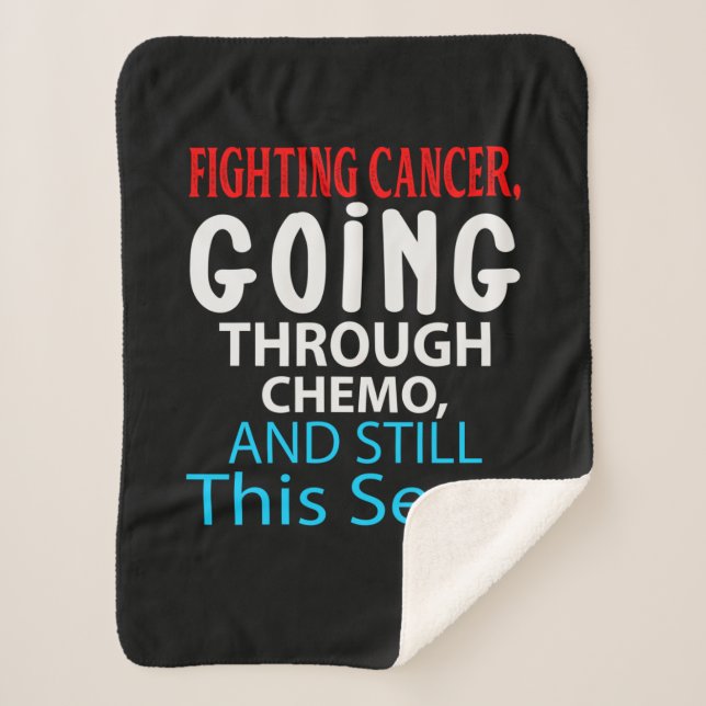 Couverture Sherpa Funny Cancer Fighter (Devant)
