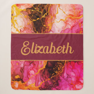 Couverture Sherpa Fusion d'encre vive