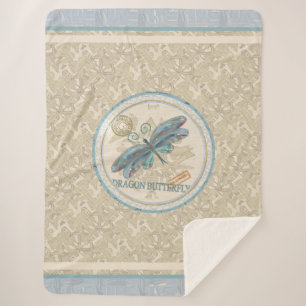 Couverture Sherpa G Gragonfly du bureau de création Blanche de la fl