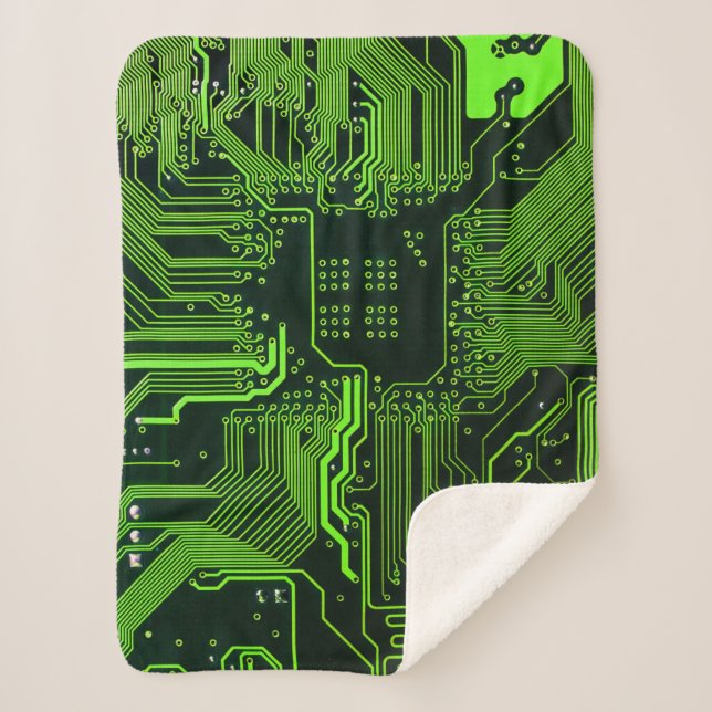 Couverture Sherpa Geek de la carte de circuit électronique Nerd PCB  (Devant)