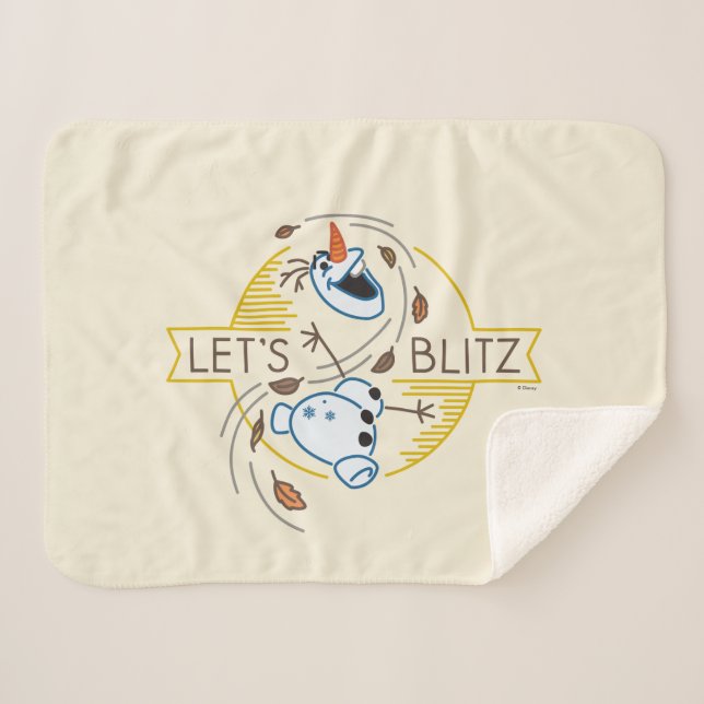 Couverture Sherpa Gelé 2| Olaf - Blitz (Devant (Horizontal))