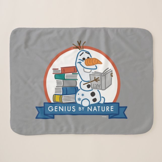 Couverture Sherpa Gelé 2| Olaf - Insigne du génie par nature (Devant (Horizontal))