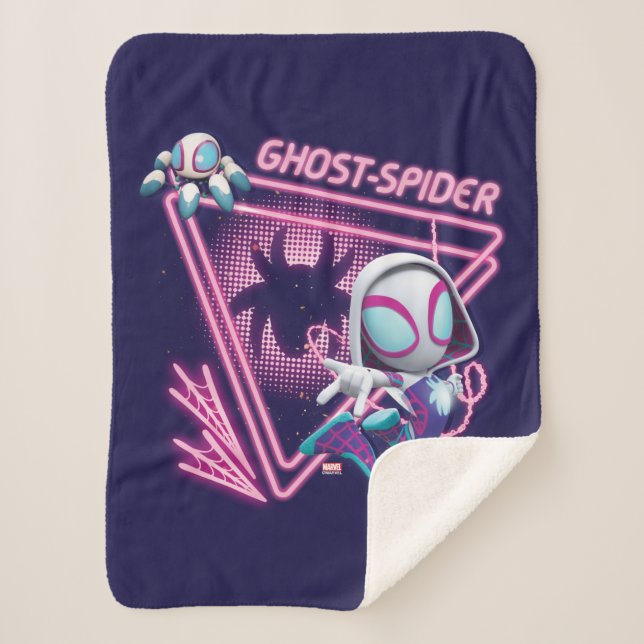 Couverture Sherpa Ghost-Spider and TWIRL-E Glow Webs Glow (Devant)