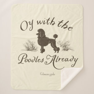 Couverture Sherpa Gilmore Girls   Oy avec les PoodlesDesign