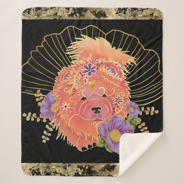 Couverture Sherpa GINKGO SPIRIT Chow (Devant)