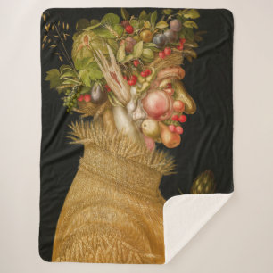 Couverture Sherpa Giuseppe Arcimboldo - Été