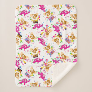 Couverture Sherpa Gizmo   Motif Rock 'n Roll
