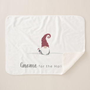 Couverture Sherpa Gnome for the Holidays Design scandinave