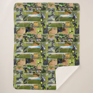 Couverture Sherpa Golf Collage