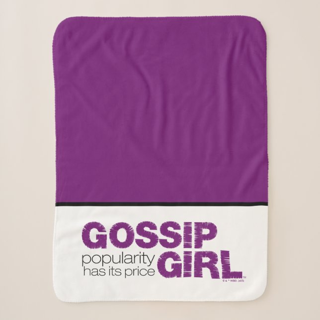 Couverture Sherpa Gossip Girl - La Popularité A Son Prix (Devant)