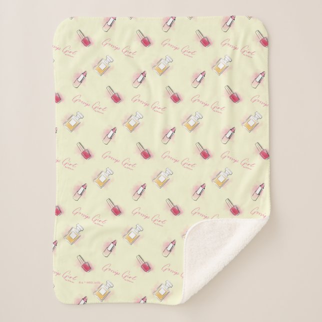 Couverture Sherpa Gossip Girl Lipstick & Motif de parfum (Devant)