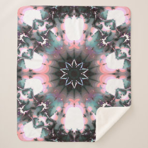 Couverture Sherpa Gothique Frozen Winter Spider Web