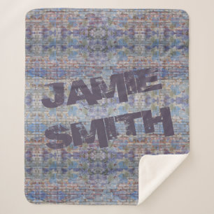 Couverture Sherpa Graffiti Abstrait coloré Wall Street Art