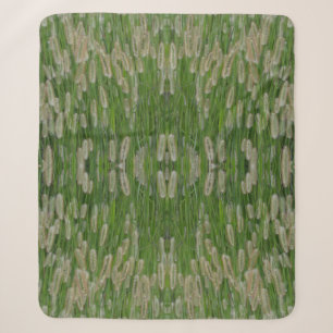 Couverture Sherpa Graines vertes