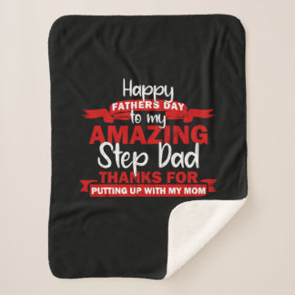 Couverture Sherpa Grandfather Quotes | Amazing Step Daddy
